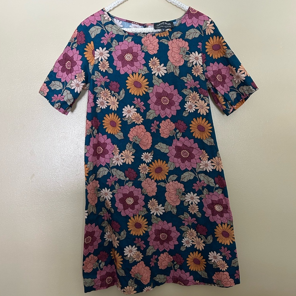 ModCloth Colorful Floral Shift Dress